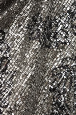 Ba&Sh SIMONA top bénitier paillettes NOIR Sale