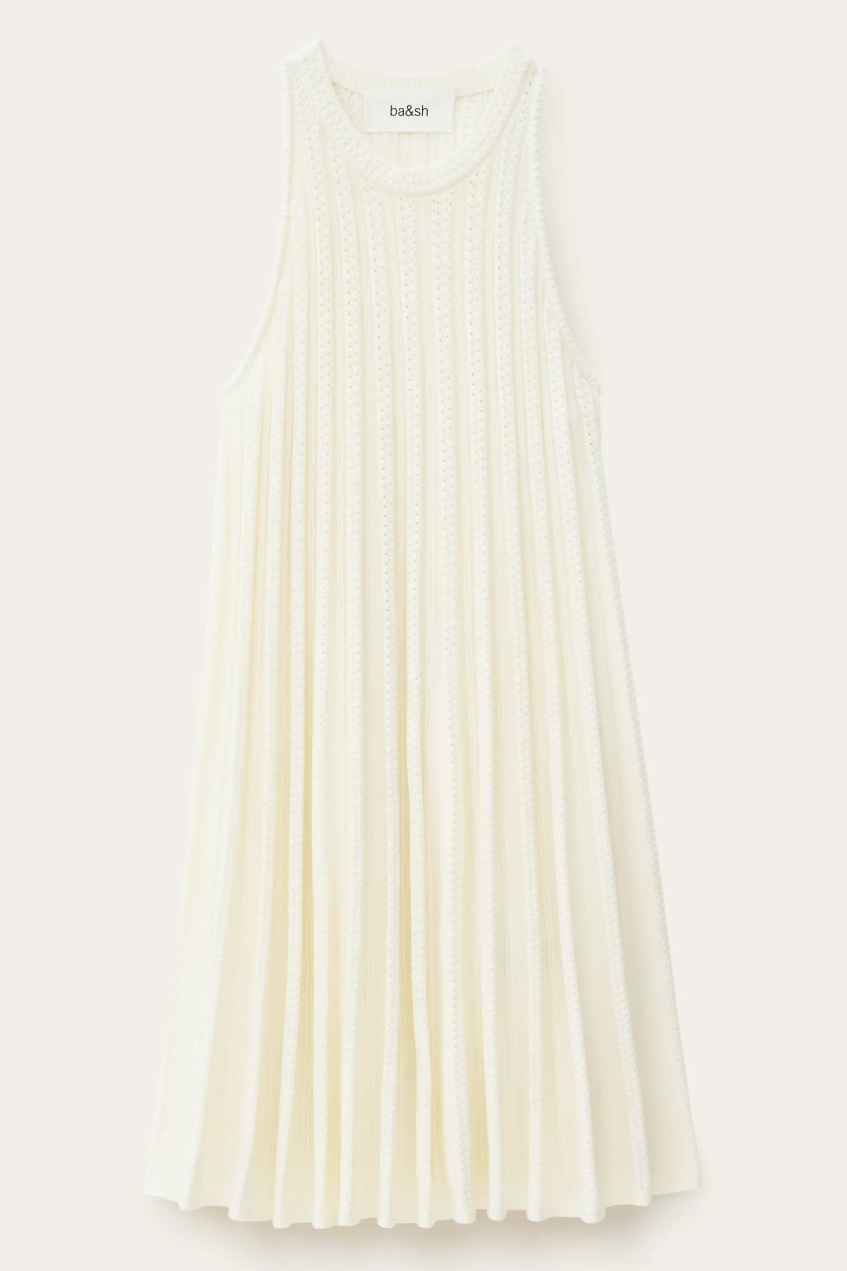 Ba&Sh SINNTA robe longueur mini ECRU Discount