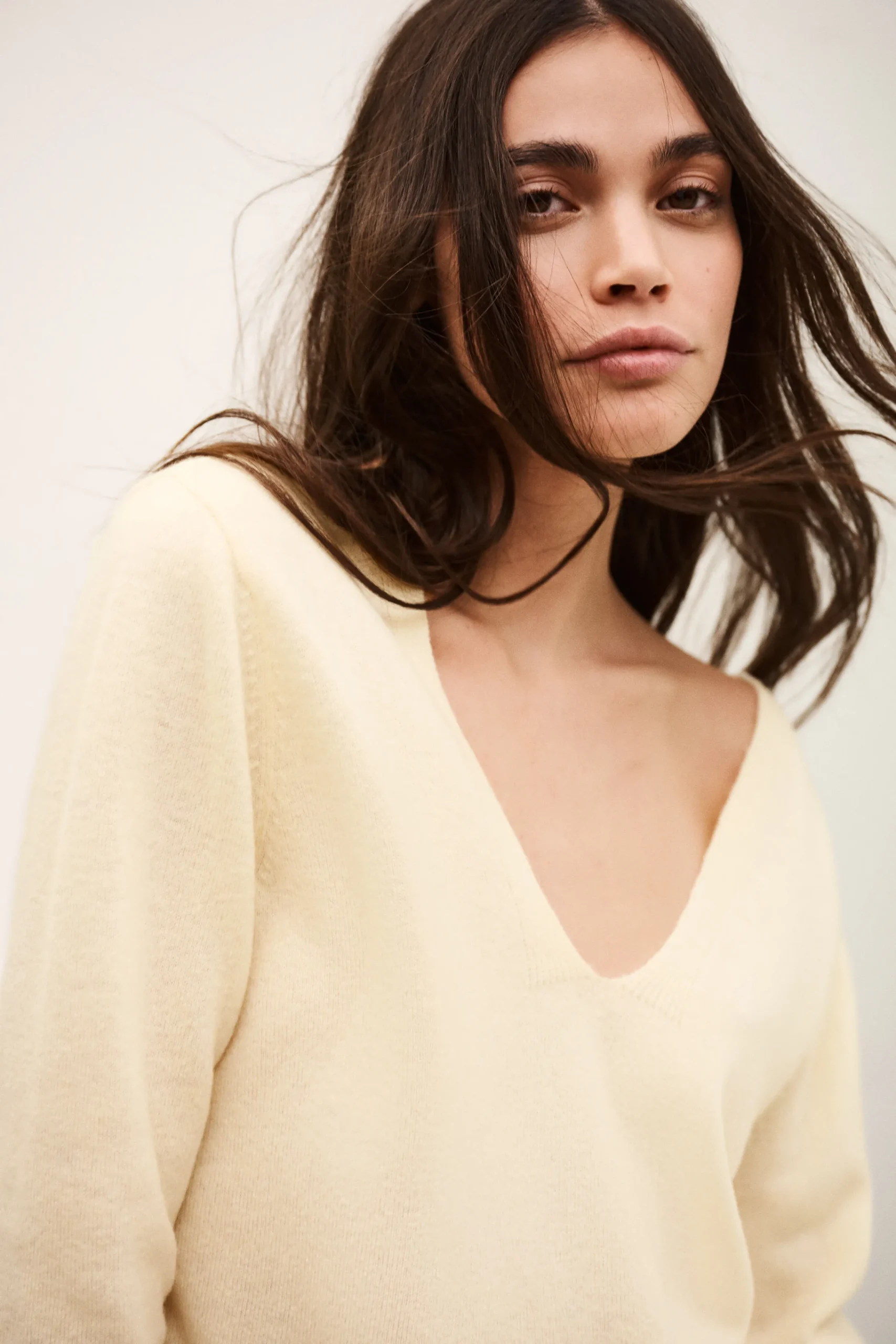 Ba&Sh SOLLENE pull laine intemporel JAUNE Best