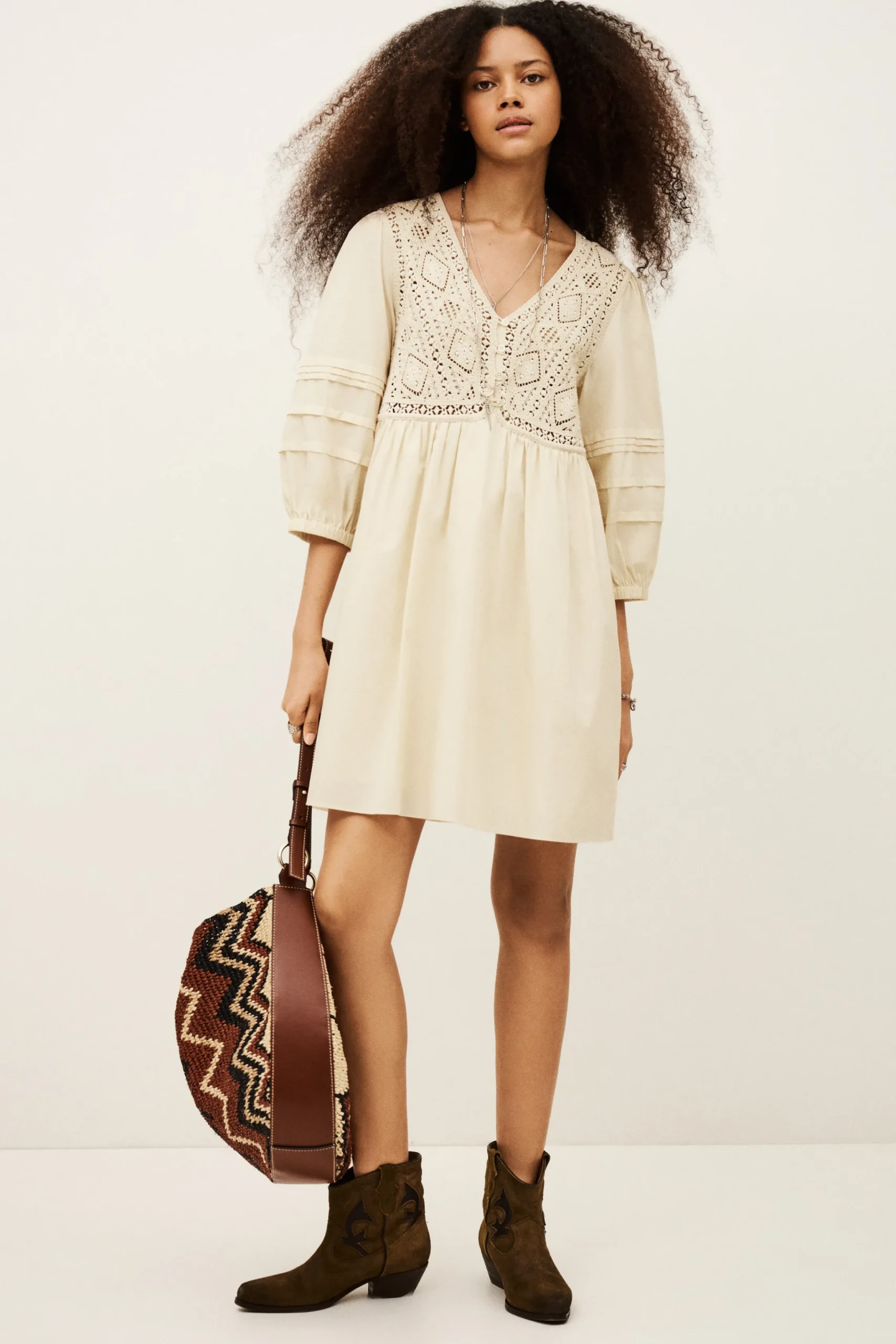Ba&Sh SONIA robe courte ECRU Online