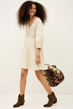 Ba&Sh SONIA robe courte ECRU Online