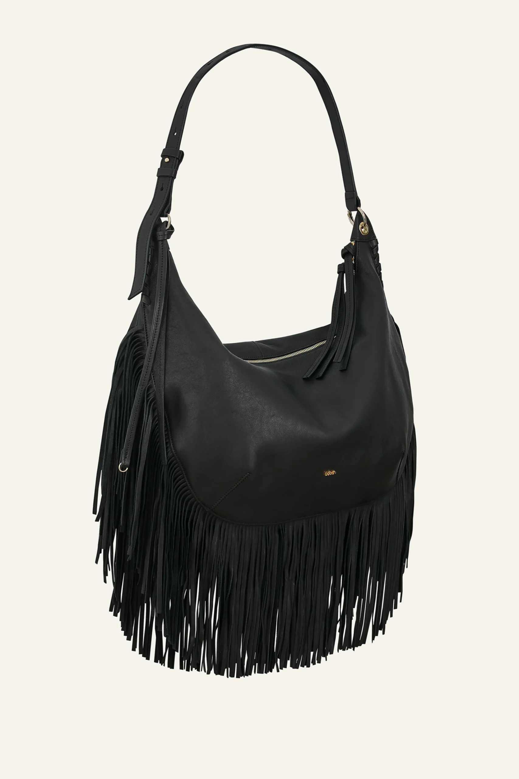 Ba&Sh SWING sac à franges NOIR New