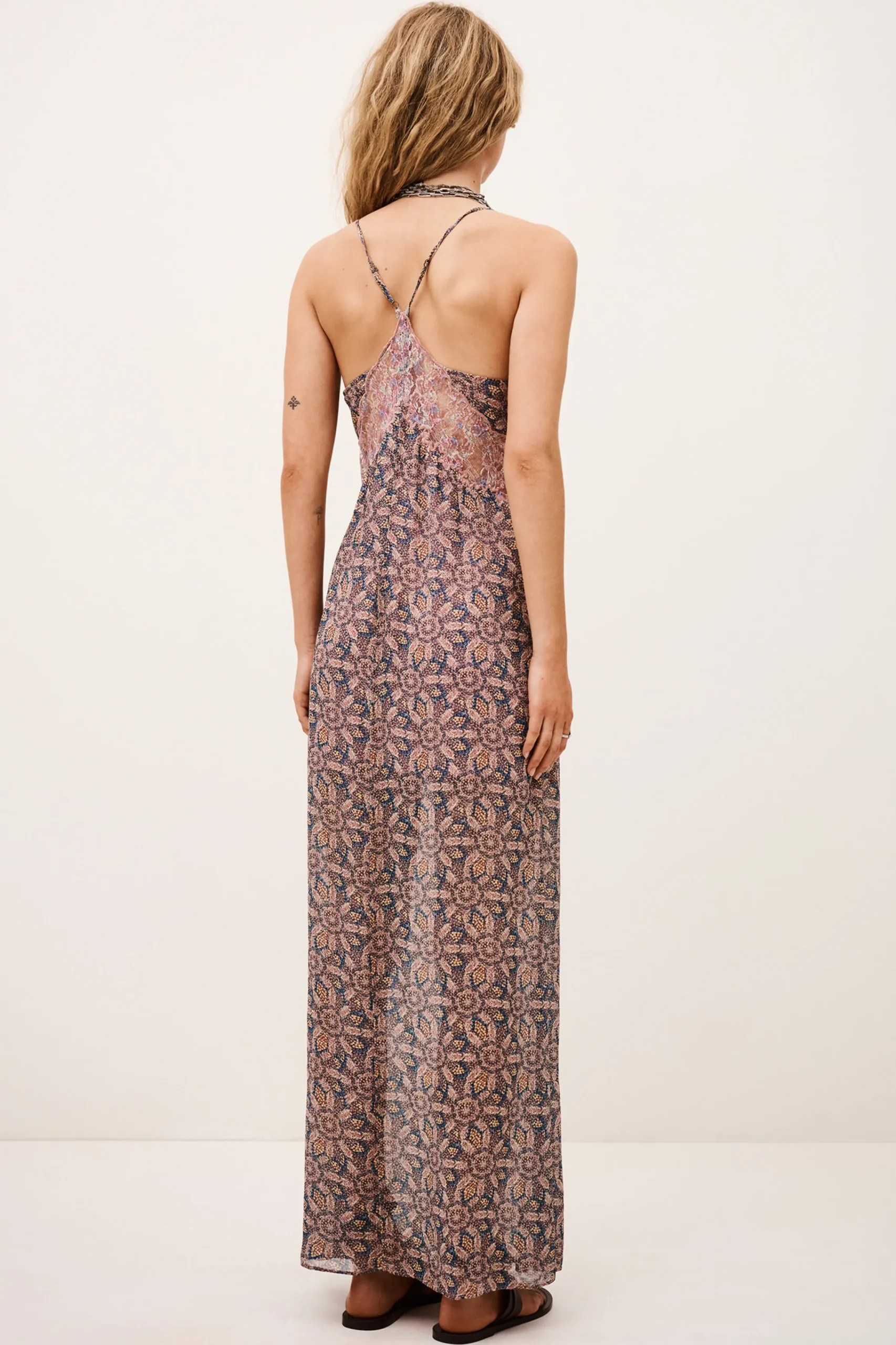 Ba&Sh TAMA robe longue BLEU Hot