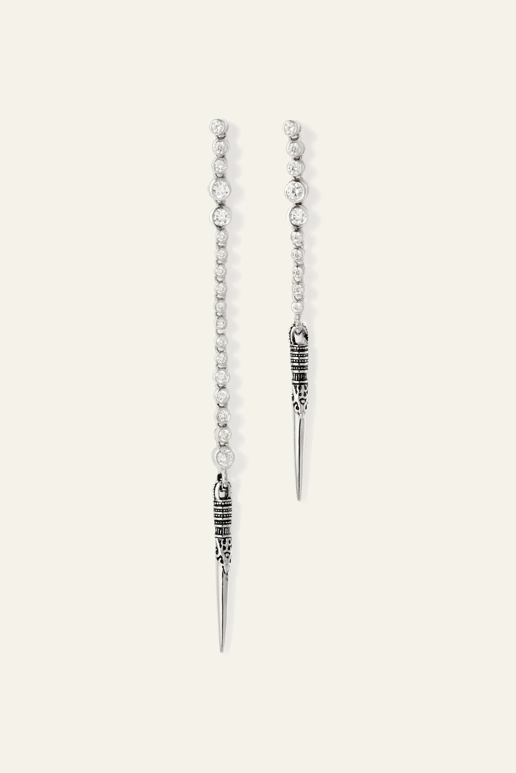 Ba&Sh TAYANNE boucles d'oreilles en argent GRIS Outlet