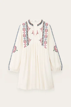 Ba&Sh TELMA robe mini brodée ECRU Hot