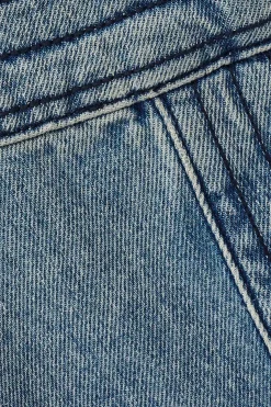 Ba&Sh TIMY jupe midi denim BLEU New
