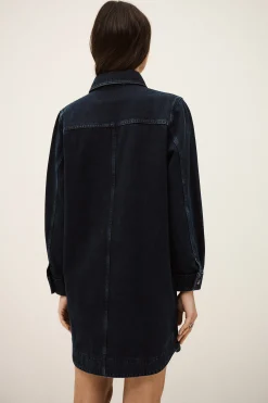 Ba&Sh TONA robe chemise denim BLEU Outlet
