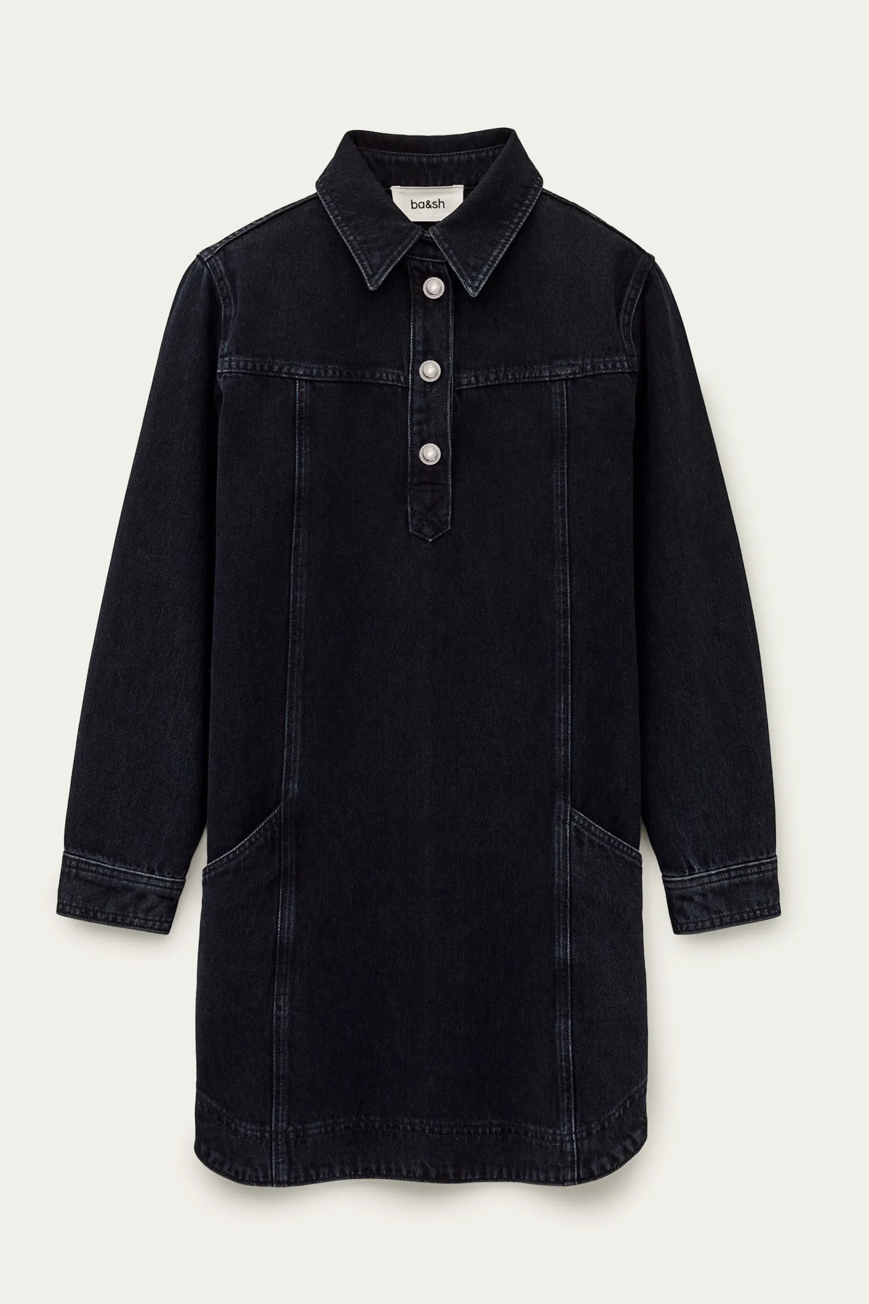 Ba&Sh TONA robe chemise denim BLEU Outlet