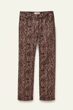 Ba&Sh TOOTY jean bootcut imprimé VIOLET Discount