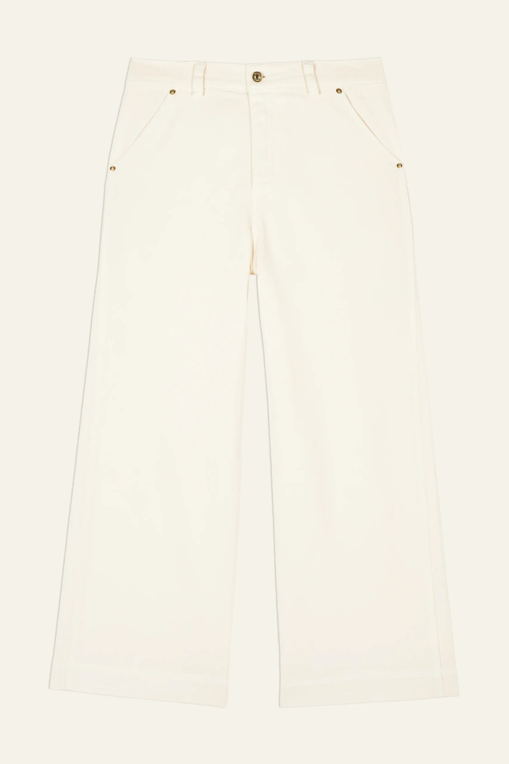 Ba&Sh TULY jeans trois quart 185 € ECRU Best