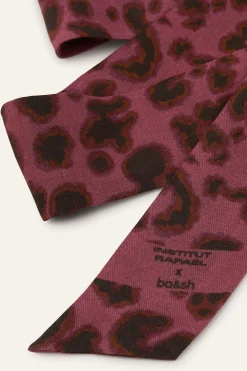 Ba&Sh TWILL foulard imprimé ROSE New