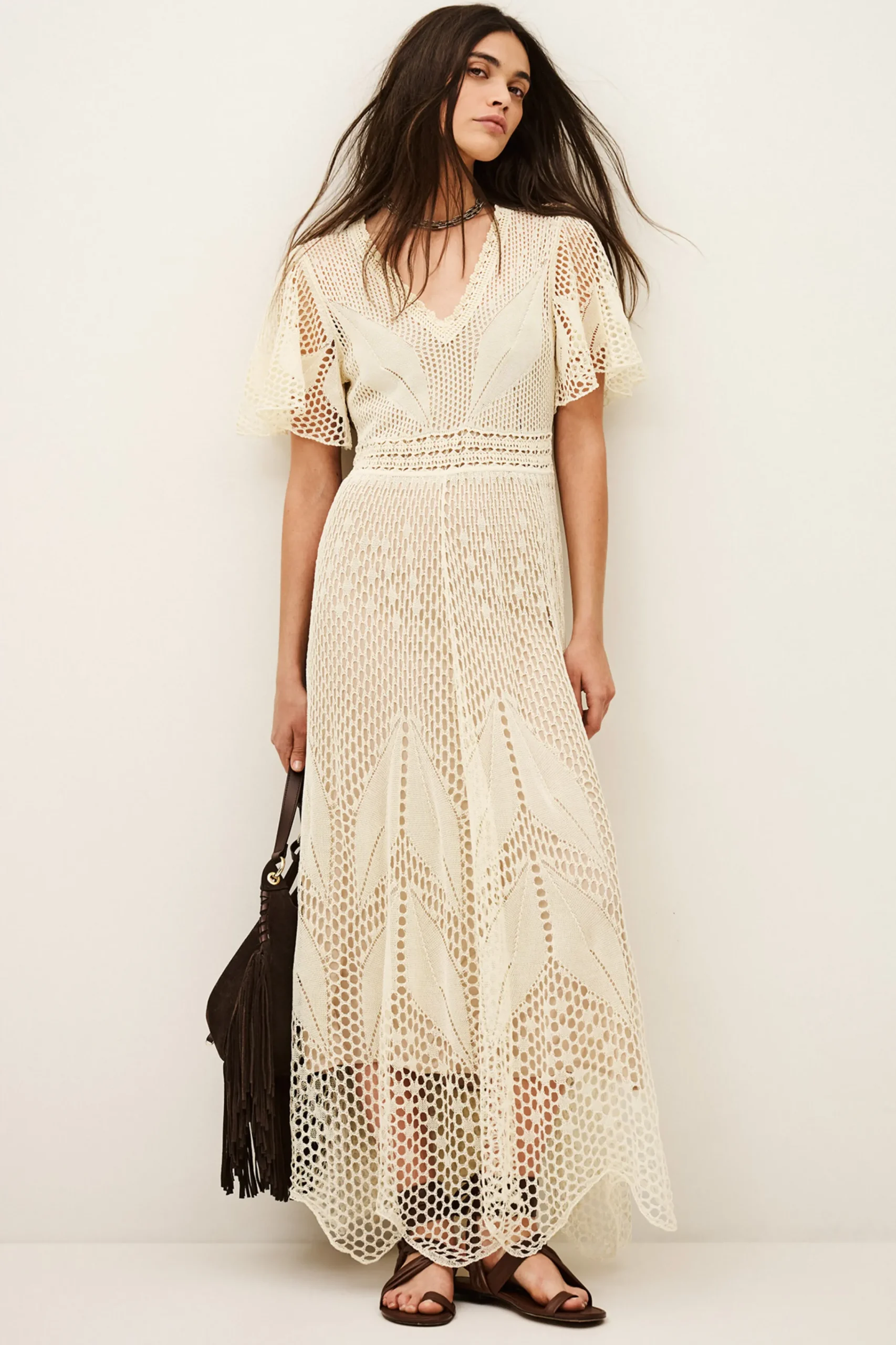 Ba&Sh UMIA ROBE JAUNE New