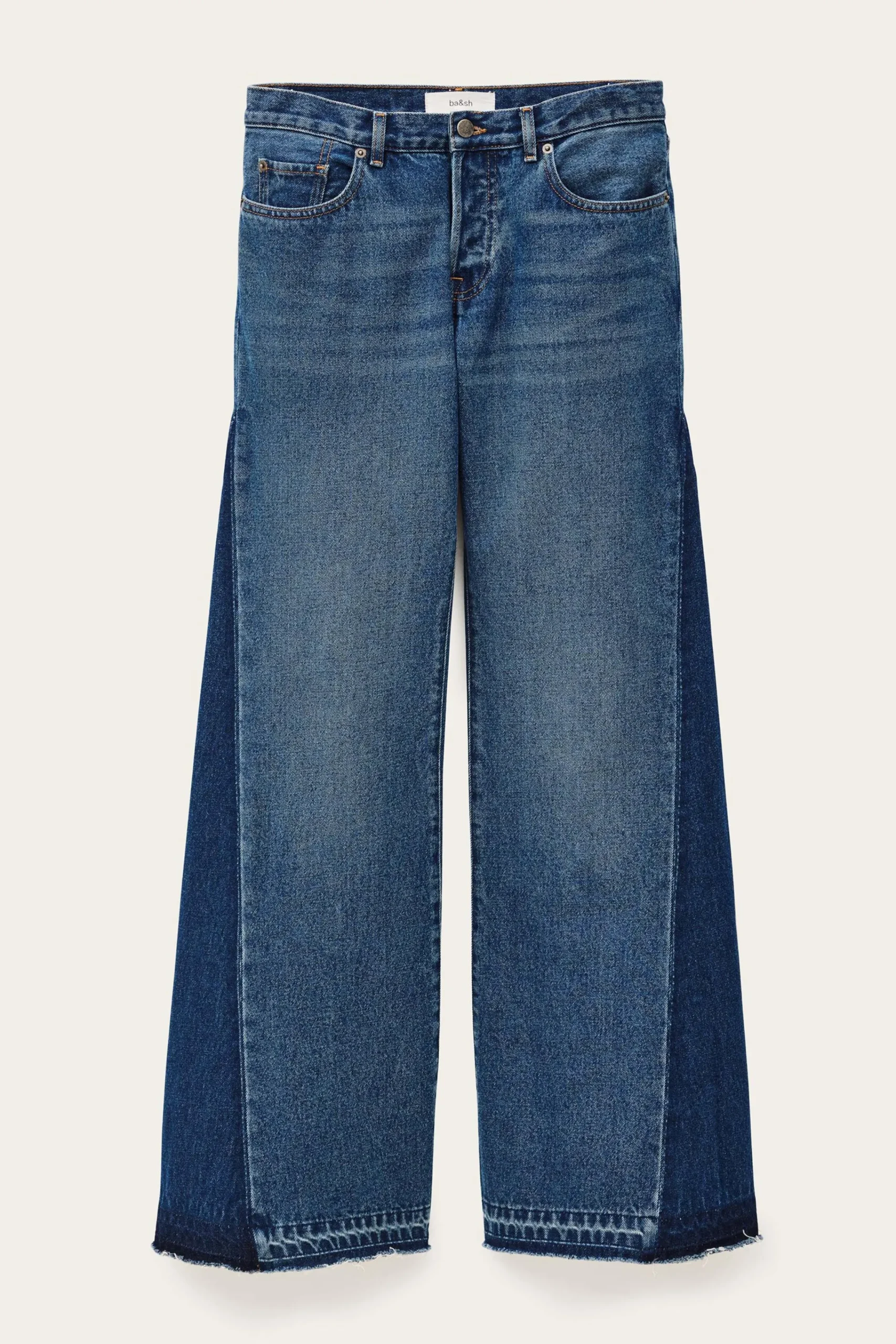 Ba&Sh VADOU Jeans coupe évasée flare BLEU New