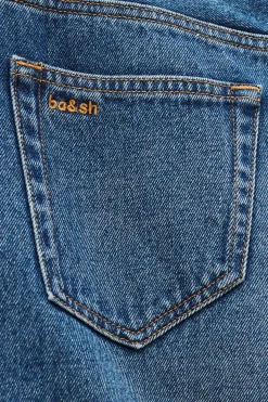 Ba&Sh VADOU Jeans coupe évasée flare BLEU New