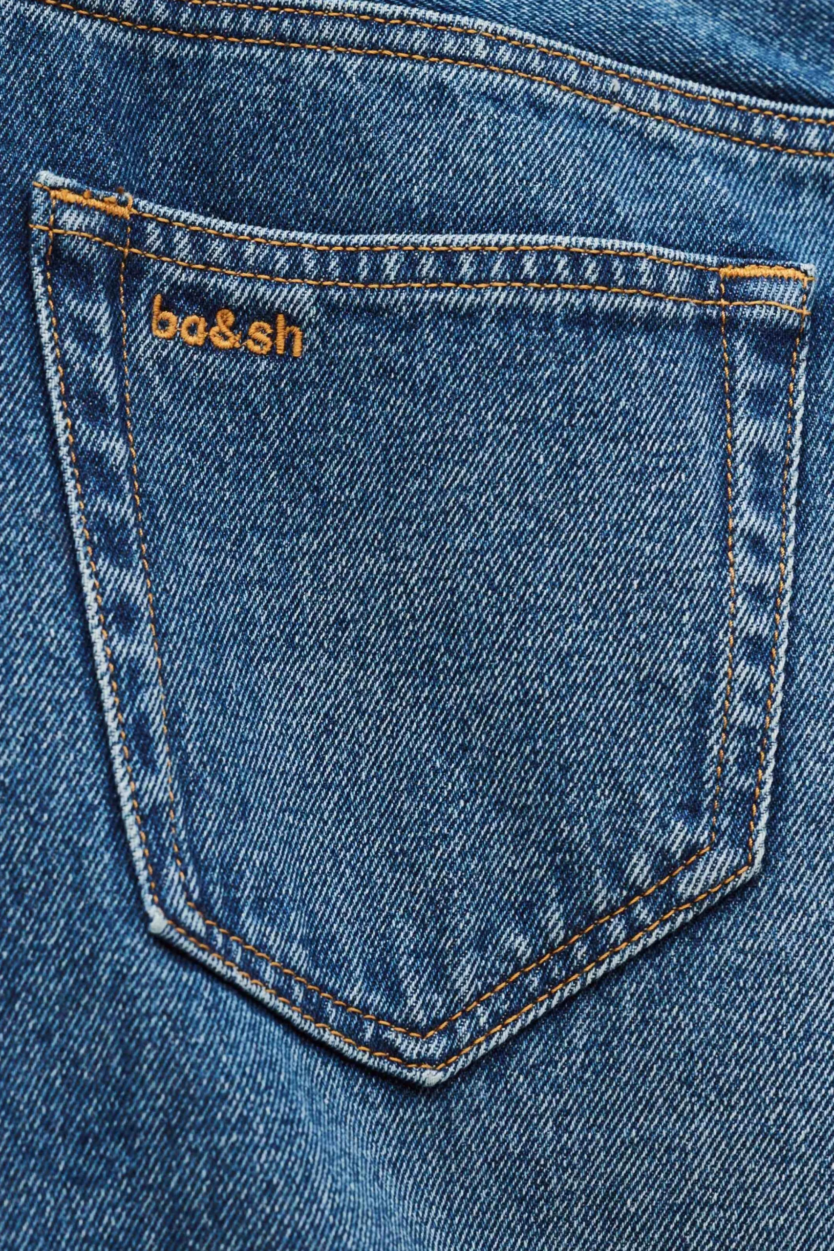 Ba&Sh VADOU Jeans coupe évasée flare BLEU New