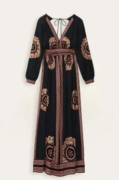 Ba&Sh VERA robe longue imprimée GRIS Online