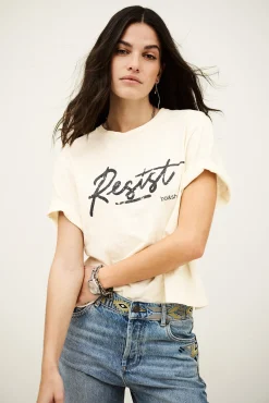 Ba&Sh VERO tee-shirt solidaire ECRU