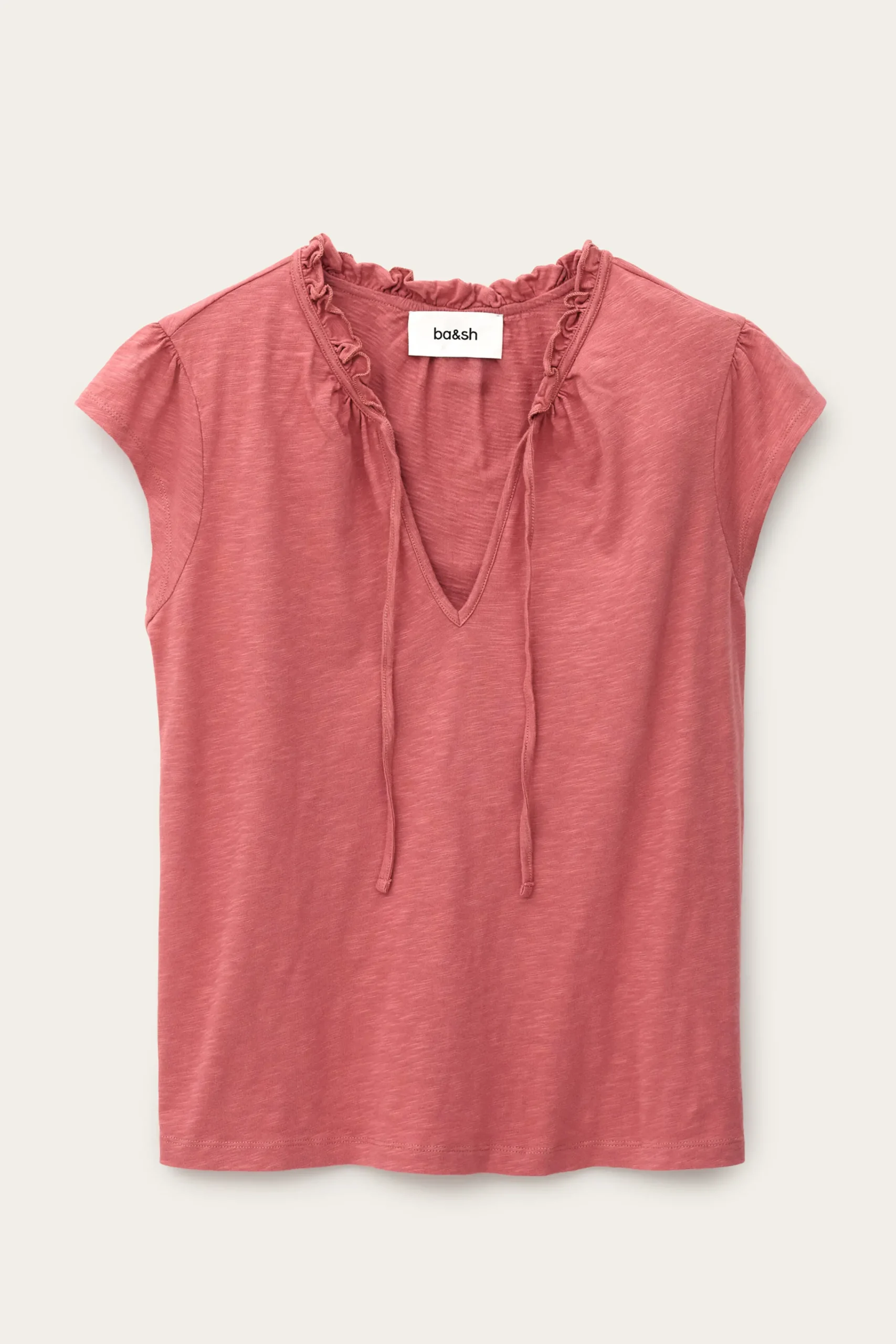 Ba&Sh VERY top manches volantées ROSE New