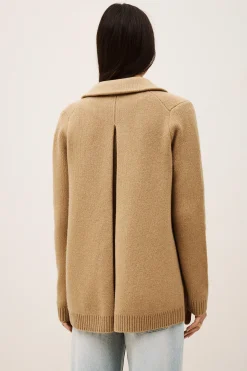 Ba&Sh VESTA gilet droit intemporel MARRON Sale