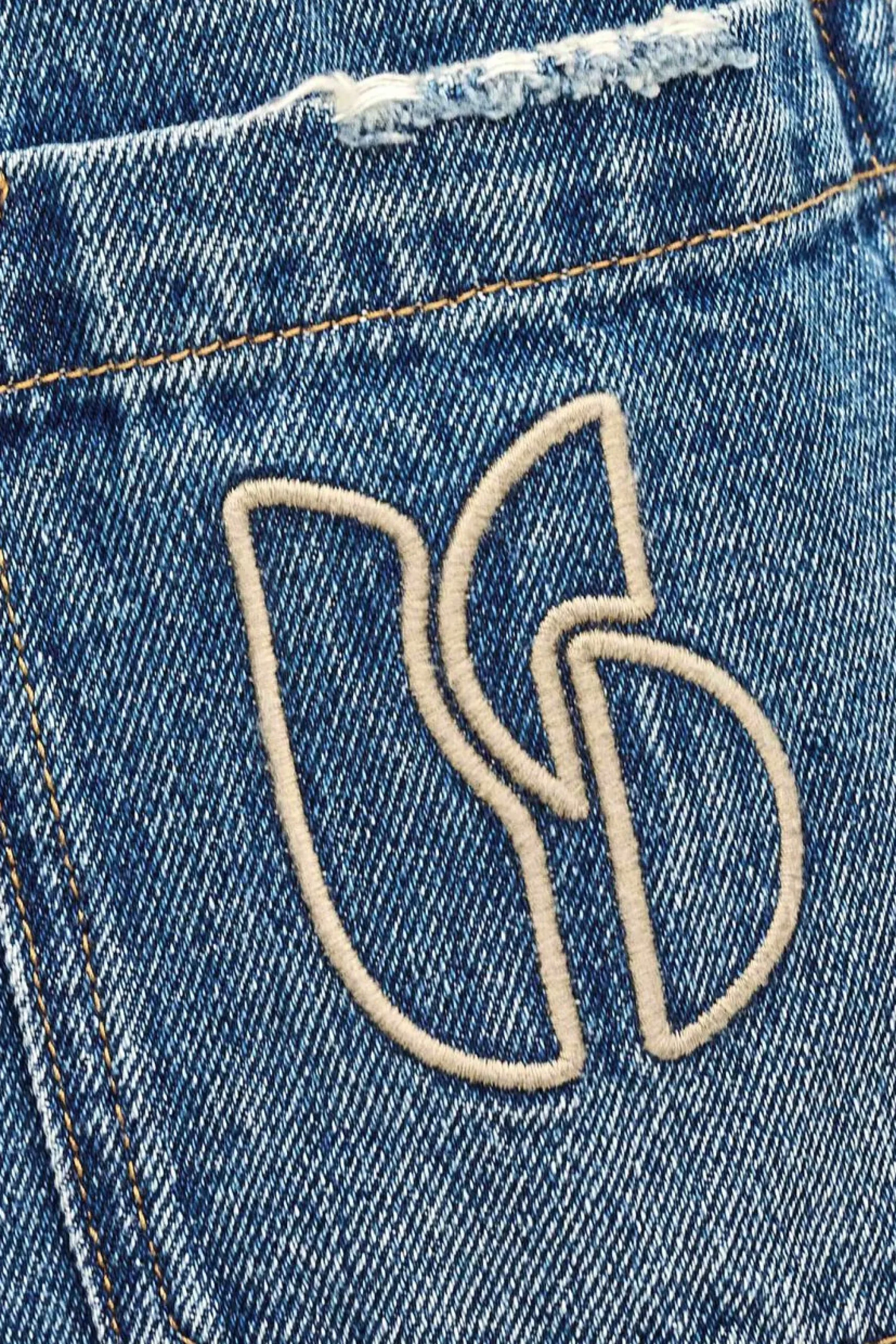 Ba&Sh VIGILIO veste courte denim BLEU Discount
