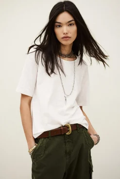 Ba&Sh VINA tee-shirt ample loose BLANC