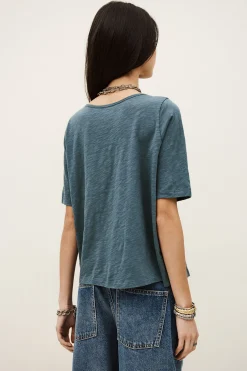 Ba&Sh VINA tee-shirt ample loose BLEU Online