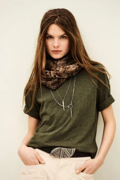 Ba&Sh VINA tee-shirt ample loose VERT