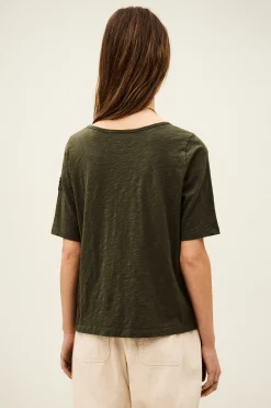 Ba&Sh VINA tee-shirt ample loose VERT