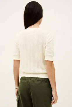Ba&Sh VIOLA pull maille ECRU Clearance