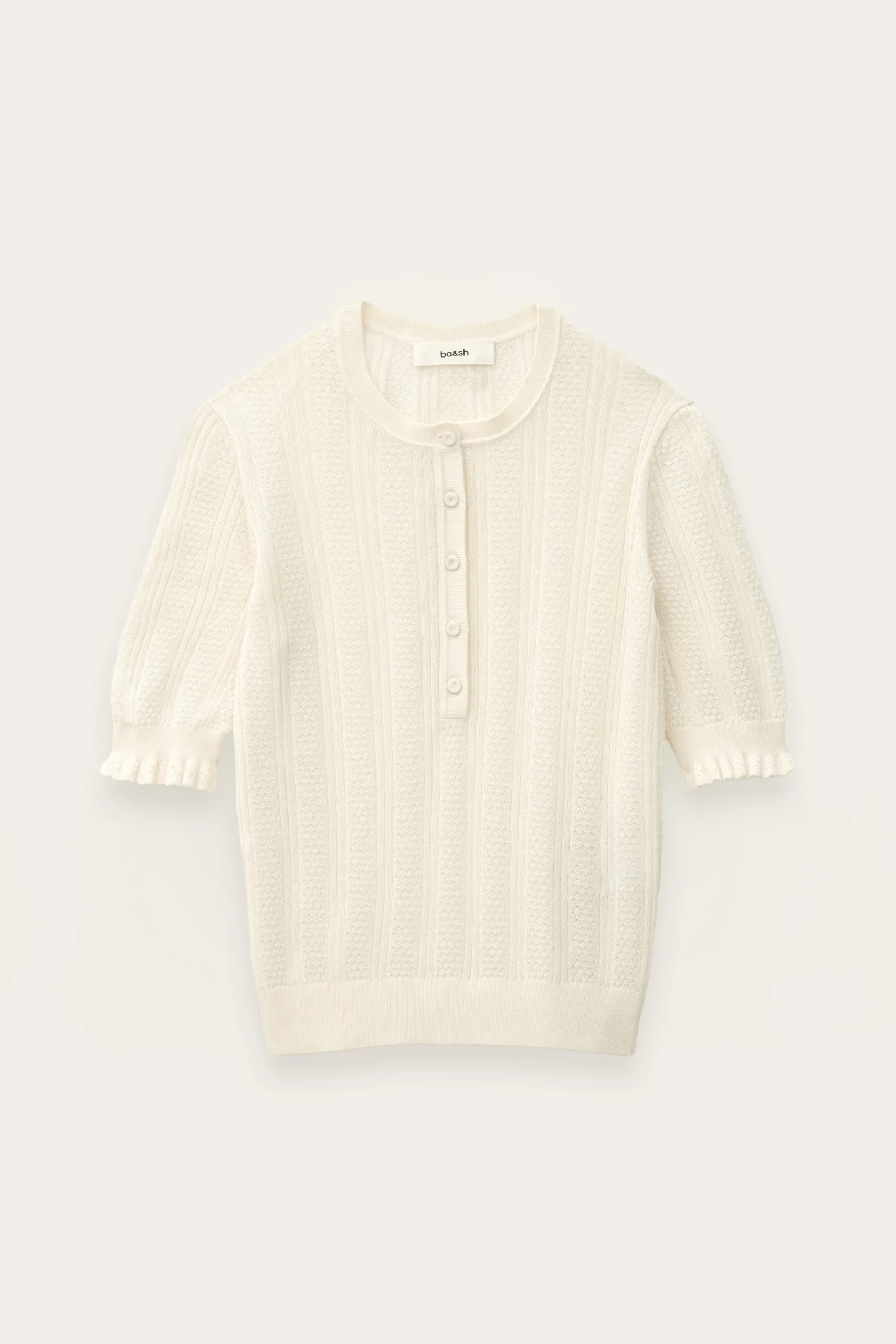 Ba&Sh VIOLA pull maille ECRU Clearance