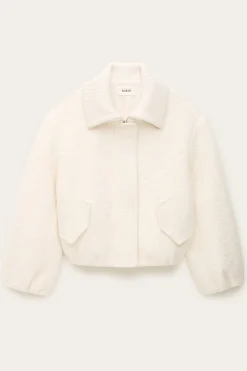 Ba&Sh VITO veste bomber élégante ECRU Discount