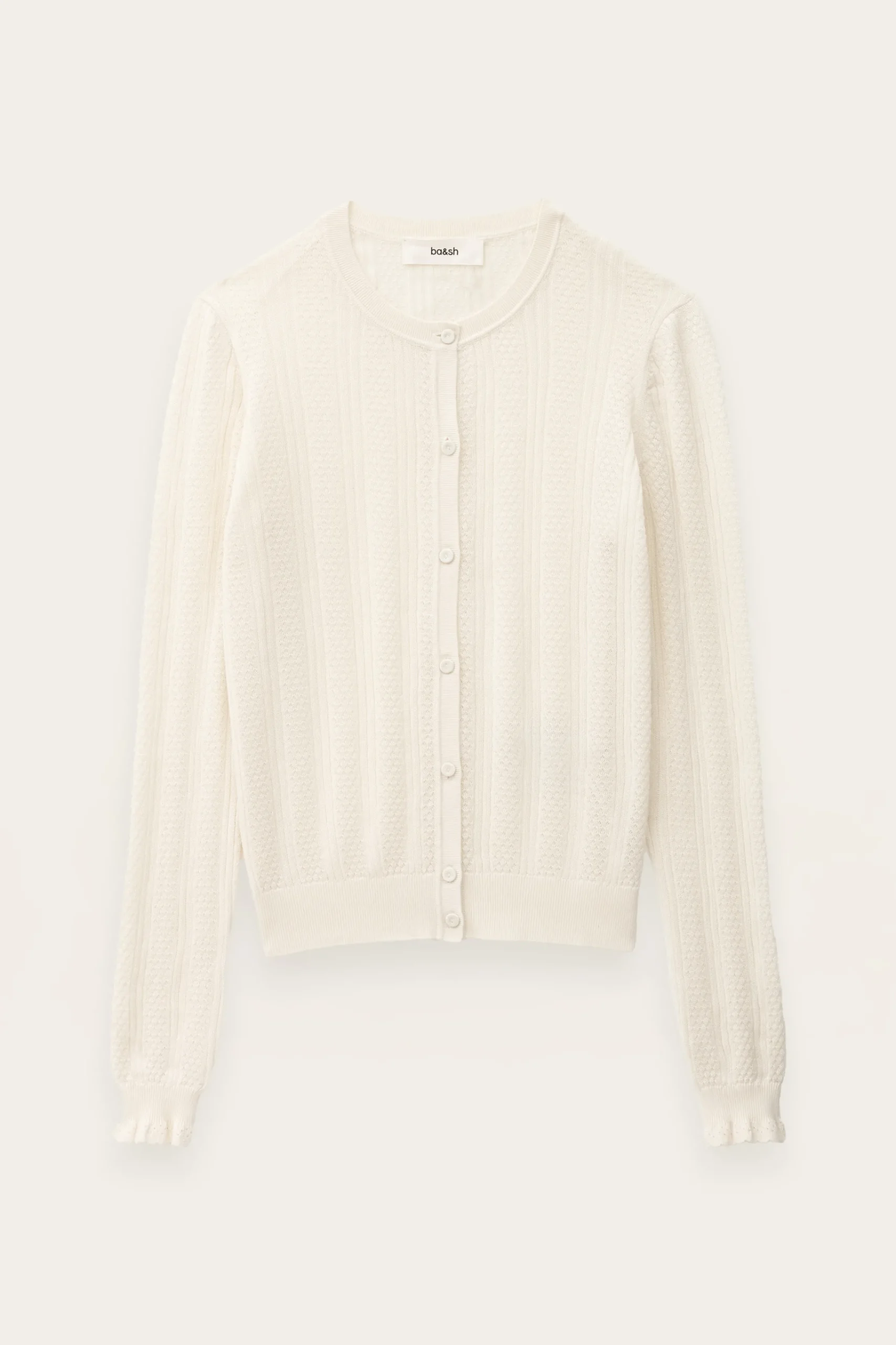 Ba&Sh VIVIANA cardigan maille ECRU Hot