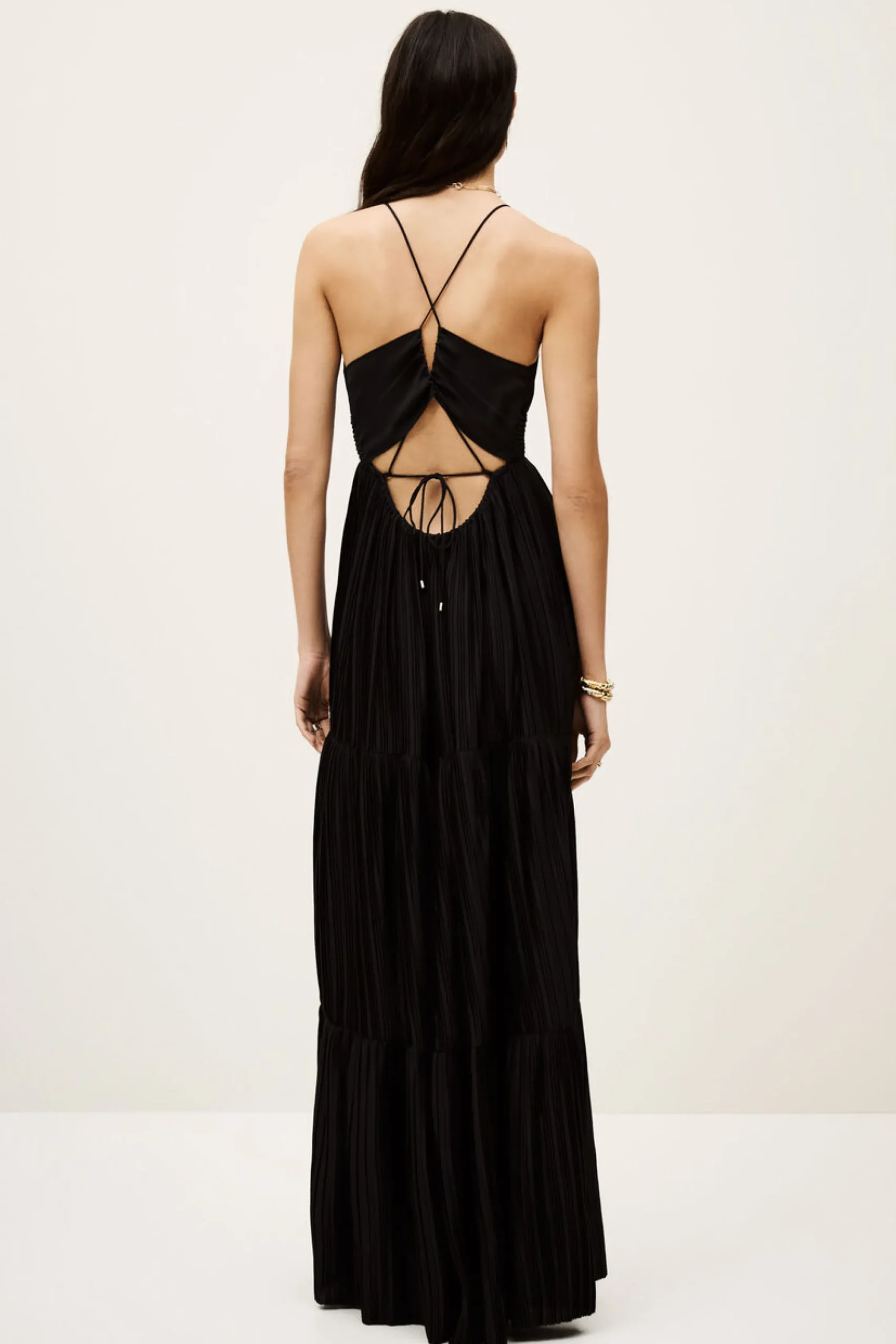 Ba&Sh WASTA ROBE NOIR Outlet
