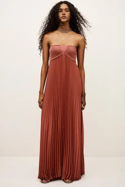 Ba&Sh WILLOW robe longue ROSE Sale
