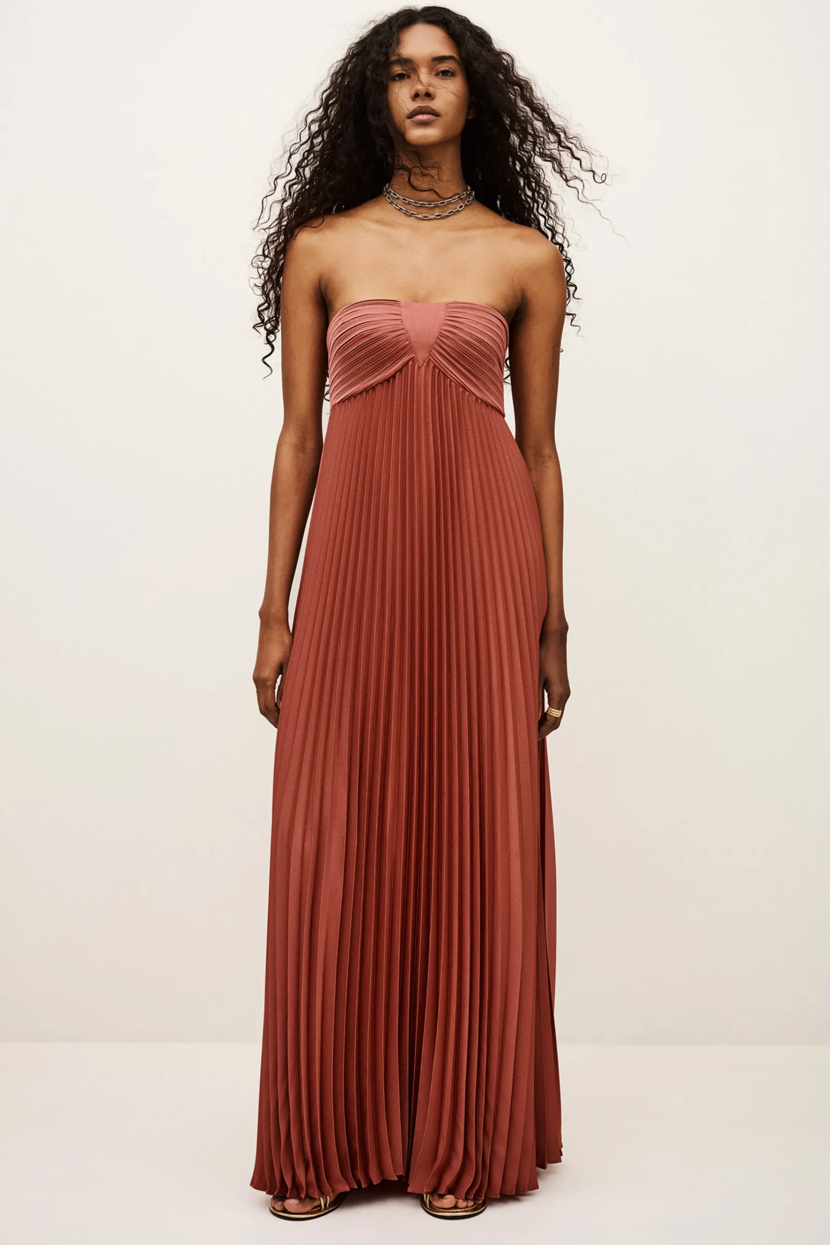 Ba&Sh WILLOW robe longue ROSE Sale