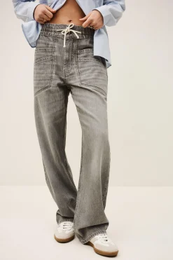 Ba&Sh YIMA pantalon large évasé GRIS Outlet