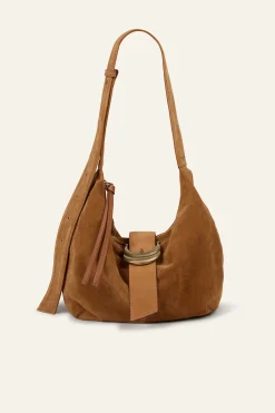 Ba&Sh YOUYOU sac hobo daim MARRON Best