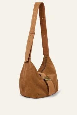 Ba&Sh YOUYOU sac hobo daim MARRON Best