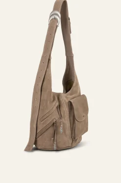 Ba&Sh YOUYOU sac seau daim GRIS Clearance