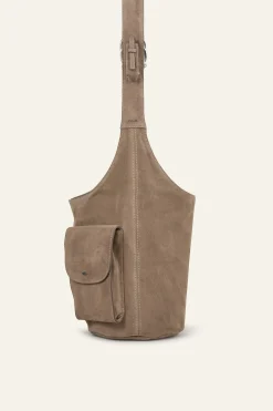 Ba&Sh YOUYOU sac seau daim GRIS Clearance