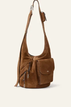 Ba&Sh YOUYOU sac seau multipocket MARRON Online