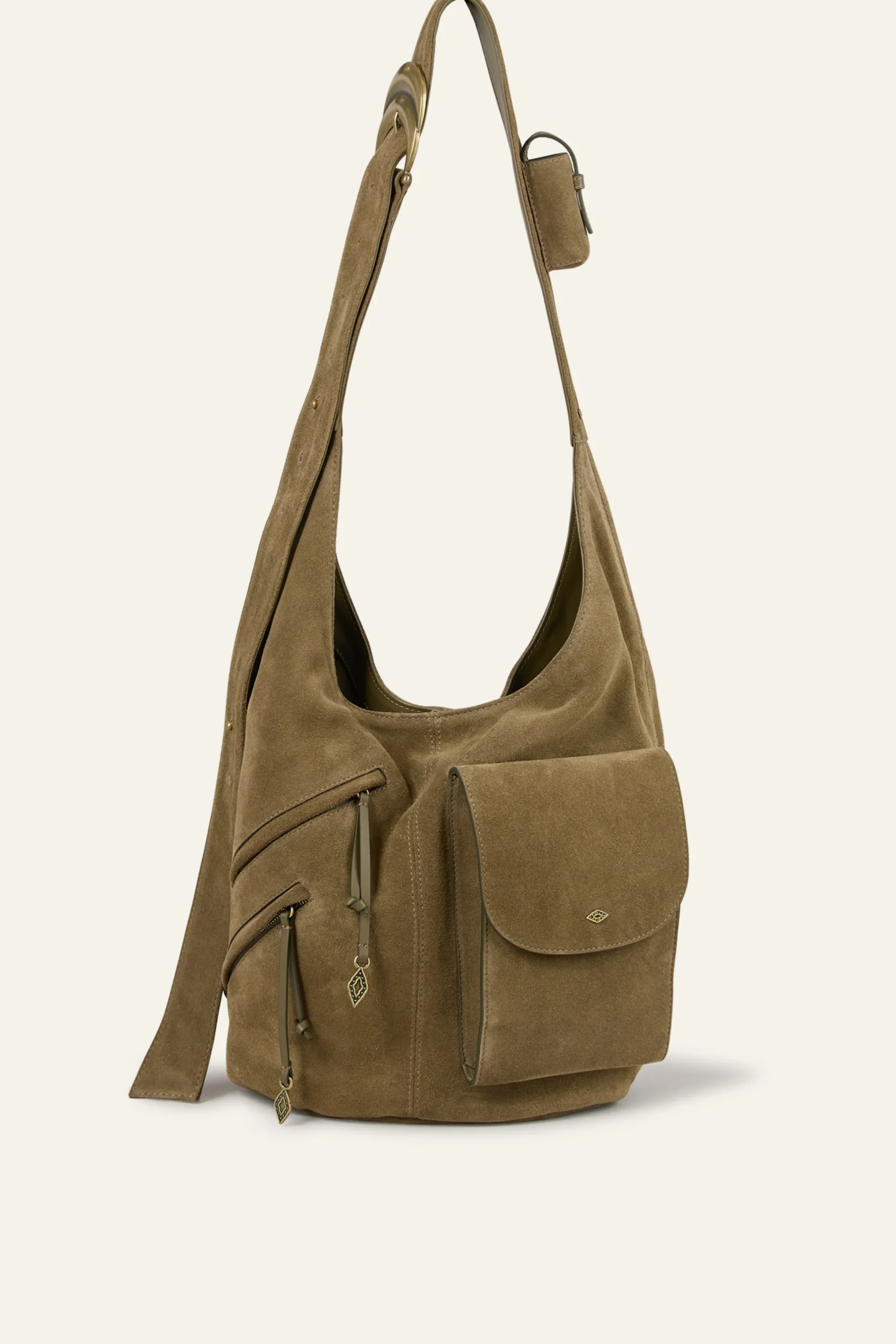 Ba&Sh YOUYOU sac seau multipocket VERT Outlet
