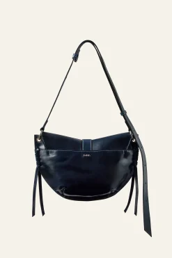 Ba&Sh YOUYOU sac selle cuir BLEU Discount