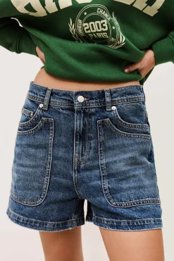 Ba&Sh ZEVY short cargo BLEU