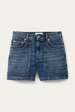 Ba&Sh ZEVY short cargo BLEU