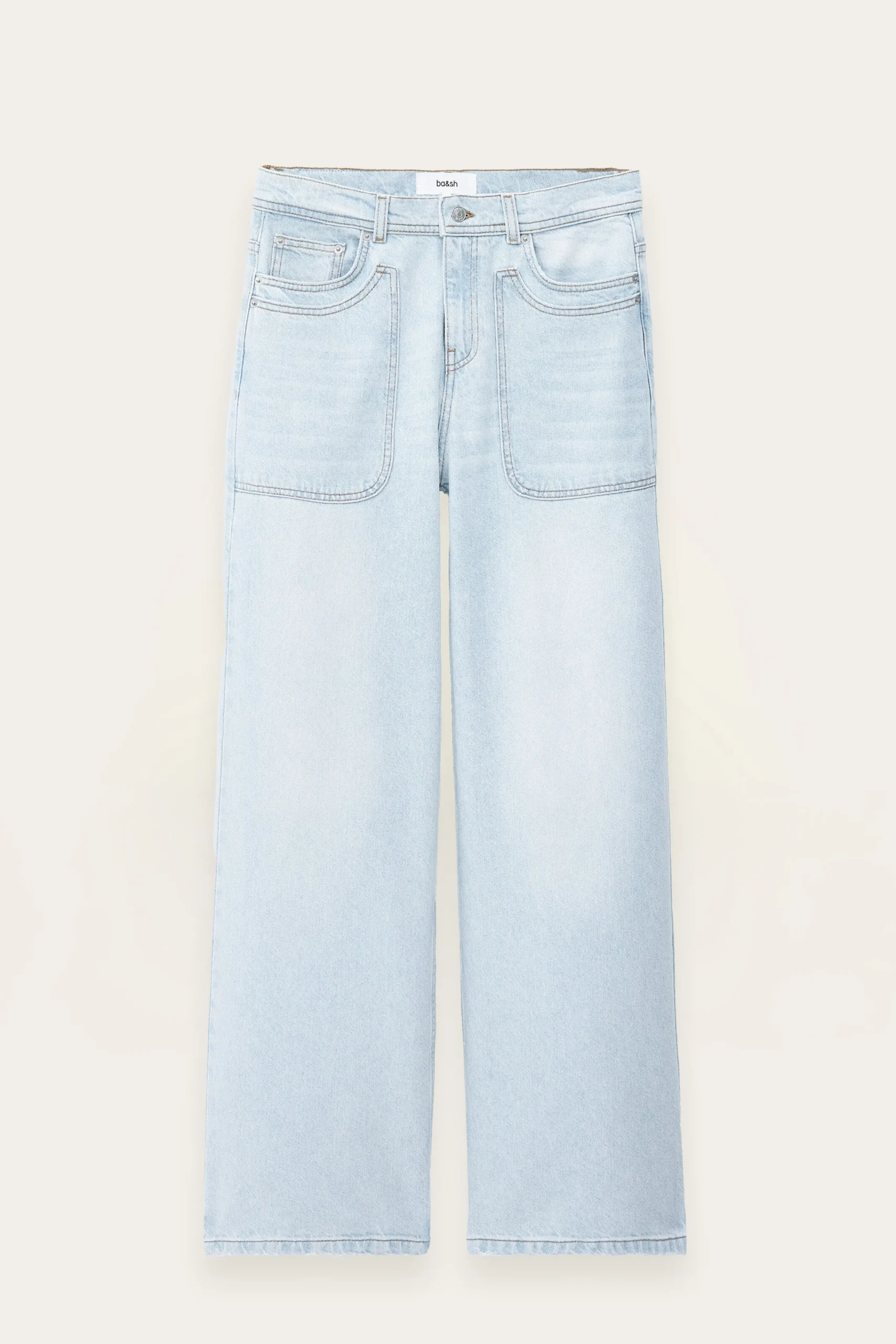 Ba&Sh ZOEL jean droit BLEU New